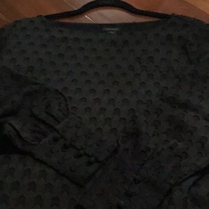 Ann Taylor top with buttons on sleeve